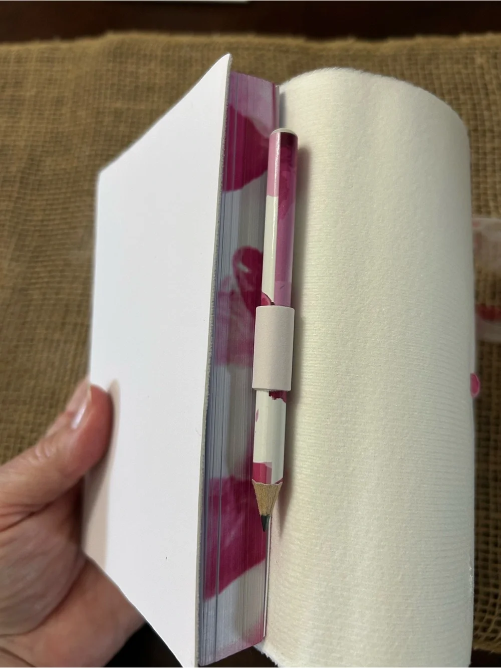 Miss Dior Carnet Notebook with a matching pencil GWP